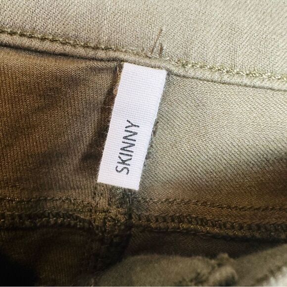 $275 RAG & BONE Olive Green Skinny Jeans Boho Western Festival Slim Designer 28 - Picture 4 of 12